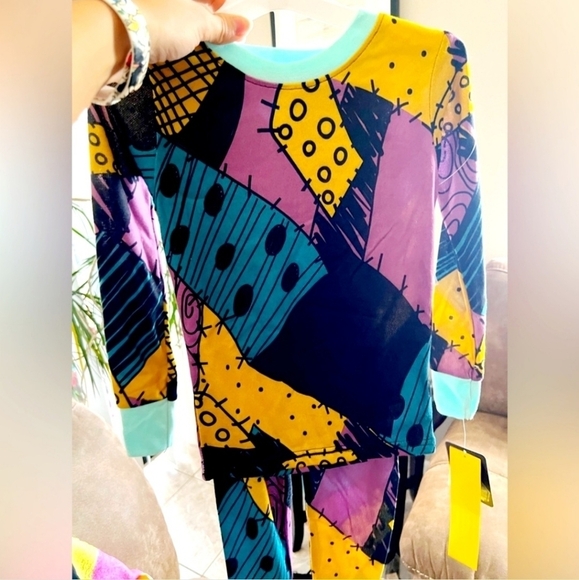 NWT The Nightmare Before Christmas Sally Rag Doll 2 Piece Pajama Set Comfy EUC - Picture 4 of 7